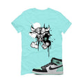 Air Jordan 1 High OG “Green Glow” | illcurrency Mint Green T-Shirt (Iron Bull)