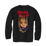 Air Jordan 8 “Playoffs” | illcurrency Black T-Shirt (Wanna play.)