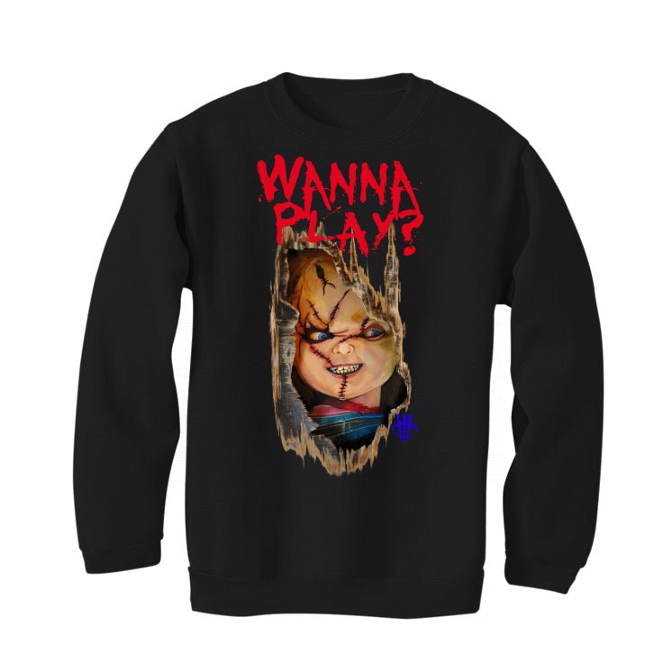 Air Jordan 8 “Playoffs” | illcurrency Black T-Shirt (Wanna play.)