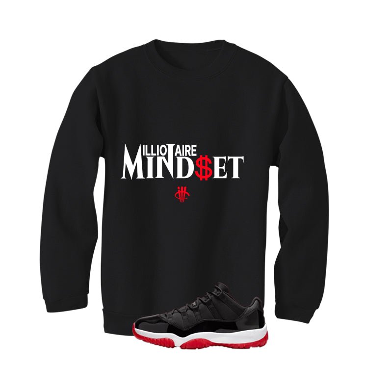 Air Jordan 11 Low Bred Black T-Shirt (Millionaire Mindset)| illcurrency