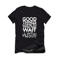 Air Jordan 3 Black Cat Black T-Shirt (Good Things)| illcurrency