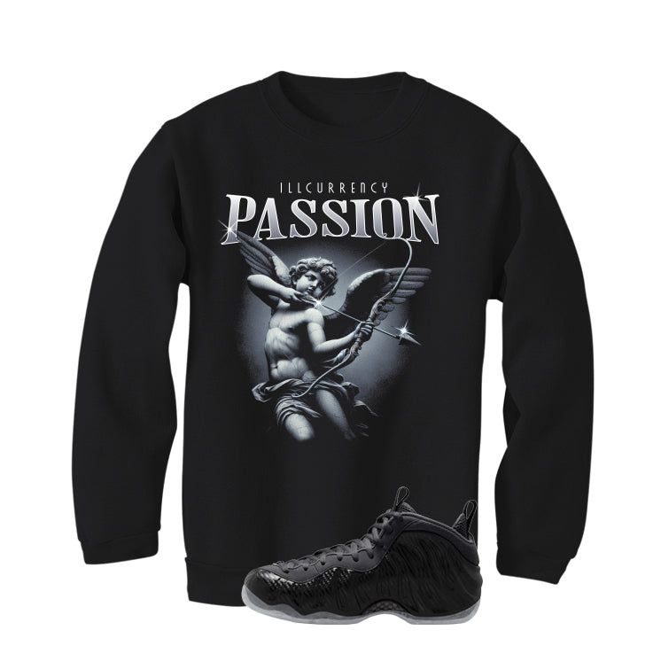 NIKE FOAMPOSITE ONE CARBON FIBER Matching T-Shirt, Sweatshirts & Hoodies Black T-Shirt (Passion)| illcurrency