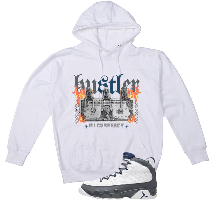 Air Jordan 9 Flint Grey Matching T-Shirt, Sweatshirts & Hoodies White T-Shirt (See No Evil Hustler)| illcurrency