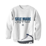 Air Jordan 9 Flint Grey Matching T-Shirt, Sweatshirts & Hoodies White T-Shirt (Self Made Self Paid)| illcurrency