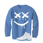 Air Jordan 12 Melo Carolina Blue T-Shirt (Happy Drip)| illcurrency