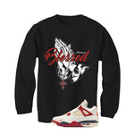 Nigel Sylvester x Air Jordan 4 Brick After Brick Matching T-Shirt, Sweatshirts, & Hoodies Black T-Shirt (Blessed)| illcurrency