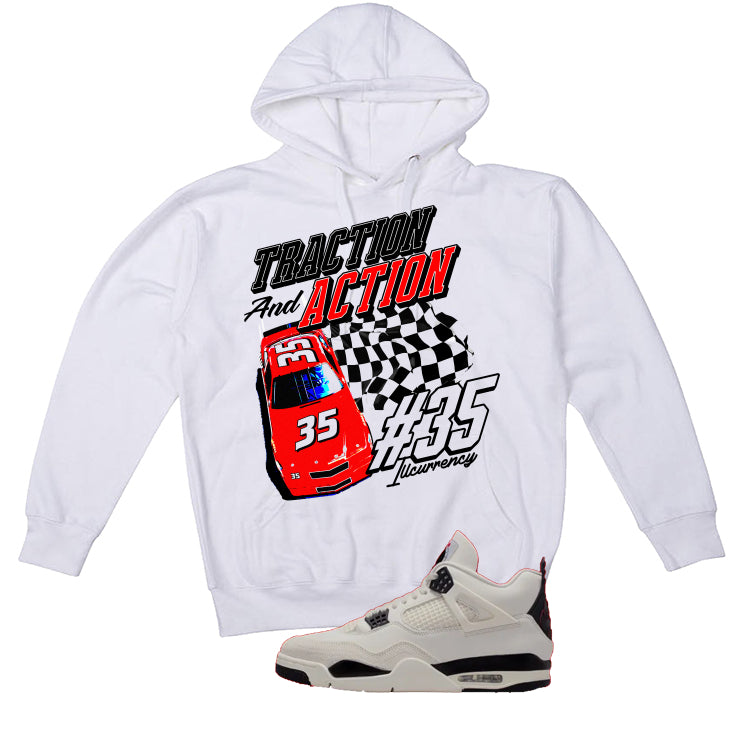 Air Jordan 4 Flight Club Matching T-Shirt, Sweatshirts & Hoodies White T-Shirt (Raceway)| illcurrency