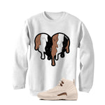Air Jordan 12 Egg Nog Matching T-Shirt Heart