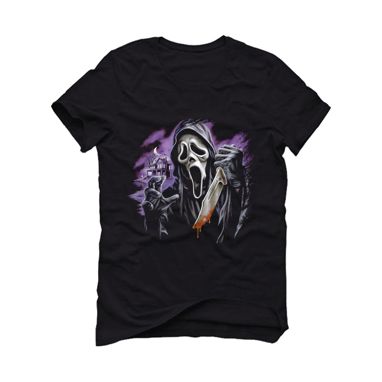illCurrency Halloween Shirts to Match Sneakers Collections Black T-Shirt (Ghostface)| illcurrency