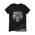 Air Jordan 8 Chrome Matching T-Shirt Black T-Shirt (Four Eyes)| illcurrency