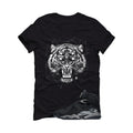 Air Jordan 8 Chrome Matching T-Shirt Black T-Shirt (Four Eyes)| illcurrency
