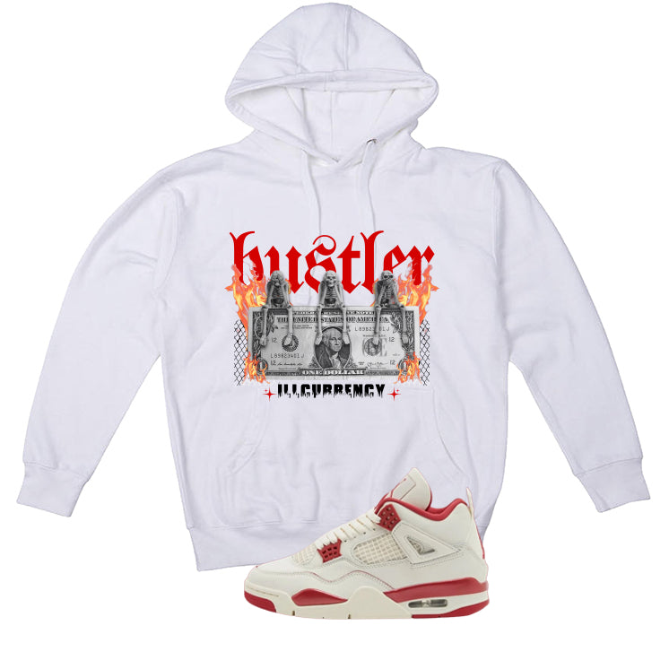 Air Jordan 4 Valentine’s Day (Sierra Red) Matching T-Shirt, Sweatshirts & Hoodies White T-Shirt (See No Evil Hustler)| illcurrency