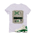 Air Jordan 13 GS Pine Green White T-Shirt (Cut from a different cloth)| illcurrency