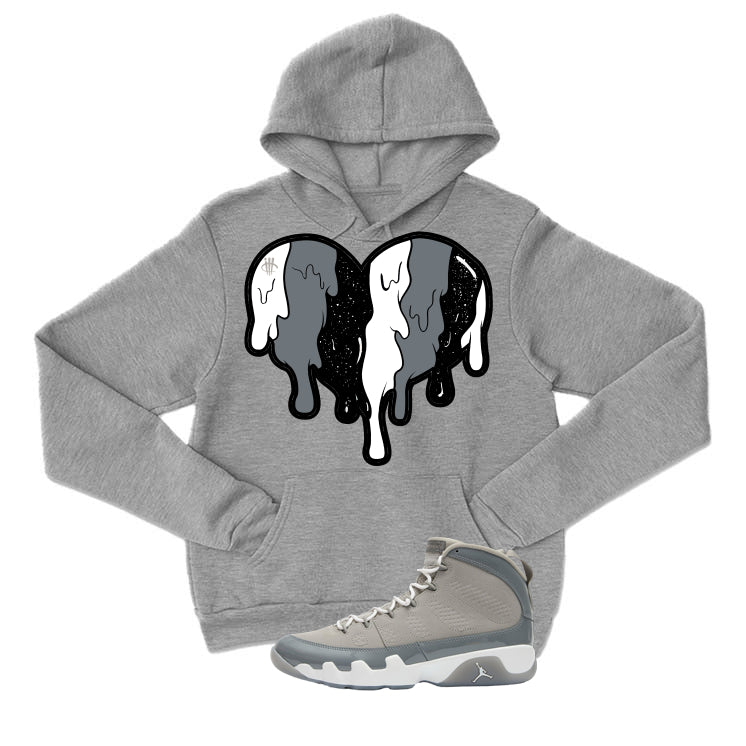 Air Jordan 9 Cool Grey Grey T-Shirt (Heart)| illcurrency