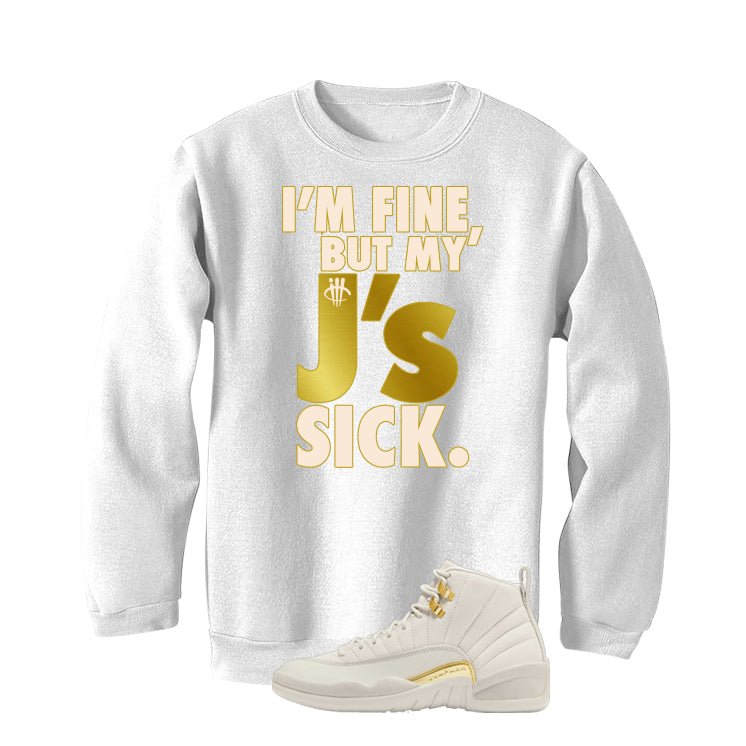 Air Jordan 12 WMNS Phantom White T-Shirt (J'S ARE SICK)| illcurrency