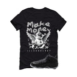 NIKE FOAMPOSITE ONE CARBON FIBER Matching T-Shirt, Sweatshirts & Hoodies Black T-Shirt (Make Money)| illcurrency