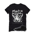 NIKE FOAMPOSITE ONE CARBON FIBER Matching T-Shirt, Sweatshirts & Hoodies Black T-Shirt (Make Money)| illcurrency