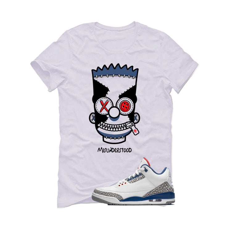 Air Jordan 3 True Blue Matching T-Shirt White T-Shirt (Misunderstood)| illcurrency