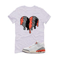 Air Jordan 3 WMNS “Georgia Peach” | illcurrency White T-Shirt (Heart)