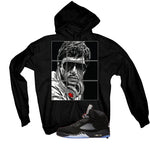 Air Jordan 5 Black Metallic Reimagined Black T-Shirt (Pacino)| illcurrency