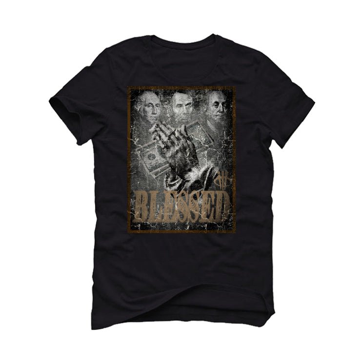 Jordan 1 Retro High OG Palomino - Black T-Shirt (BLESSED)