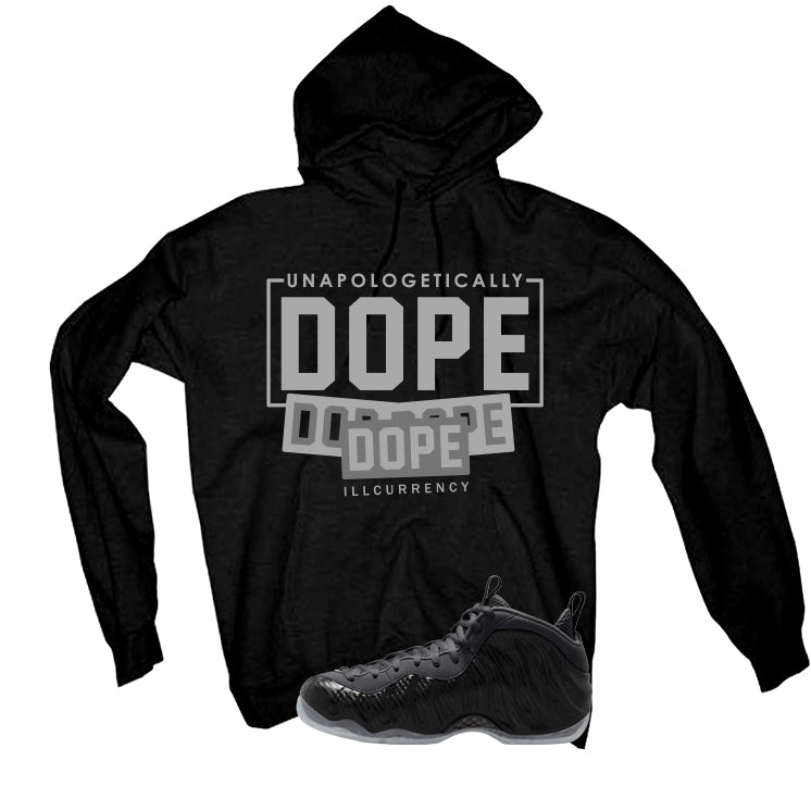 NIKE FOAMPOSITE ONE CARBON FIBER Matching T-Shirt, Sweatshirts & Hoodies Black T-Shirt (DOPE)| illcurrency