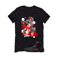 Air Jordan 12 Bloodline Matching T-Shirt, Sweatshirts, & Hoodies Black T-Shirt (Big Teddy)| illcurrency
