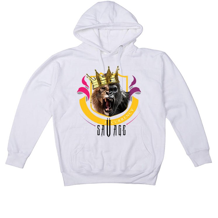J Balvin x Air Jordan 3 Medellin Sunset - White T-Shirt (Savage King)