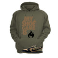 Nike Dunk Low Frankenstein Matching T-Shirt, Sweatshirts & Hoodies Military Green T-Shirt (My Shoe Game Is Fire)