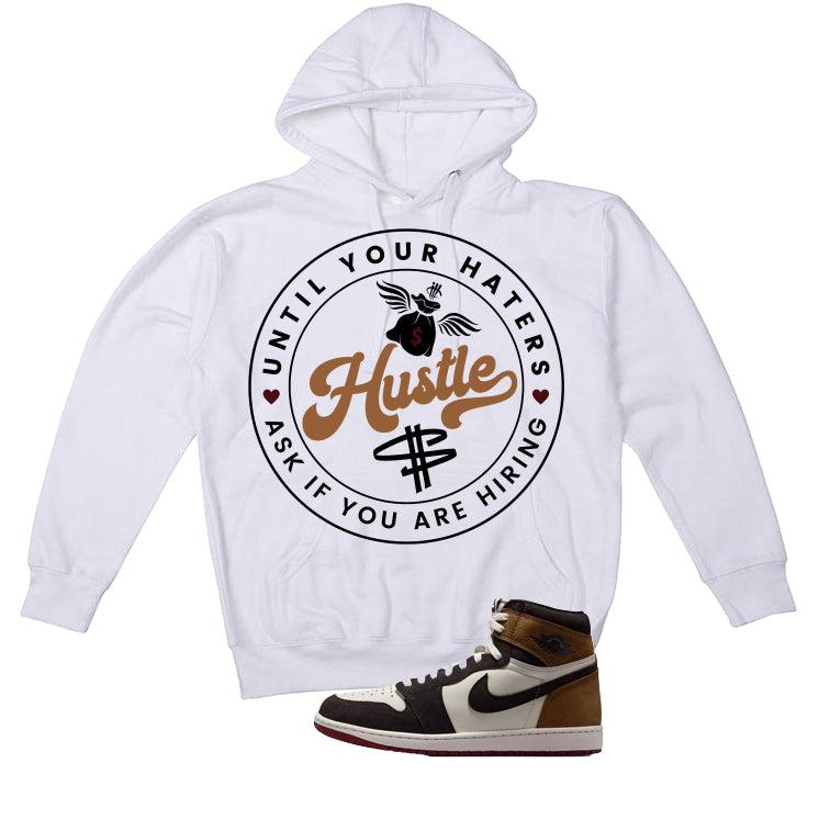 Air Jordan 1 High OG Love The Game Matching T-Shirt White T-Shirt (Haters Catch Up)| illcurrency