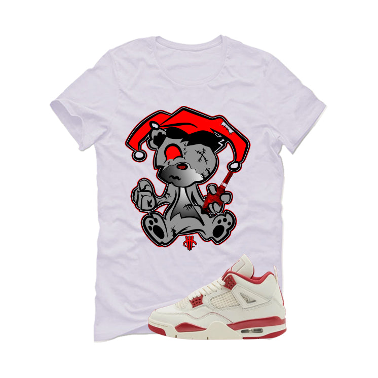 Air Jordan 4 Valentine’s Day (Sierra Red) Matching T-Shirt, Sweatshirts & Hoodies White T-Shirt (Teddy Joker)| illcurrency