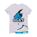 Air Jordan 9 “Powder Blue” | illcurrency White T-Shirt (Goat)