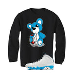 Air Jordan 9 “Powder Blue” | illcurrency Black T-Shirt (Big Teddy)