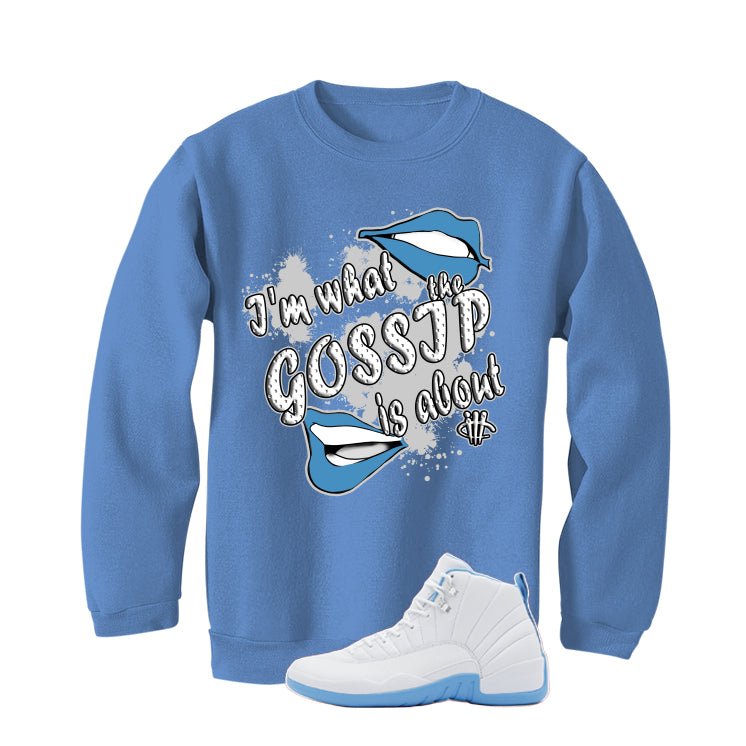 Air Jordan 12 Melo Carolina Blue T-Shirt (Gossip)| illcurrency