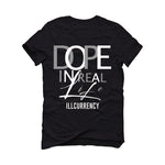 Air Jordan 4 Black Cat Matching T-Shirt, Sweatshirts & Hoodies Black T-Shirt (DOPE)| illcurrency