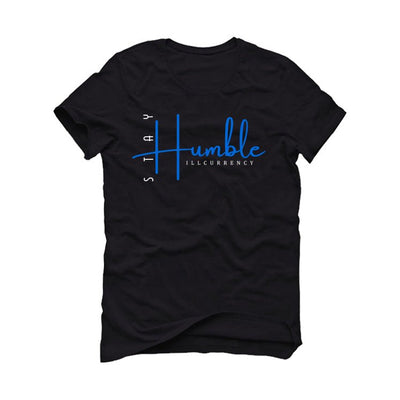 Air Jordan 1 Royal Reimagined | Illcurrency Black T-Shirt (Stay Humble)
