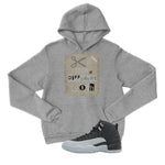 Air Jordan 12 Black/Wolf Grey Grey T-Shirt (Cut from a different cloth)| illcurrency