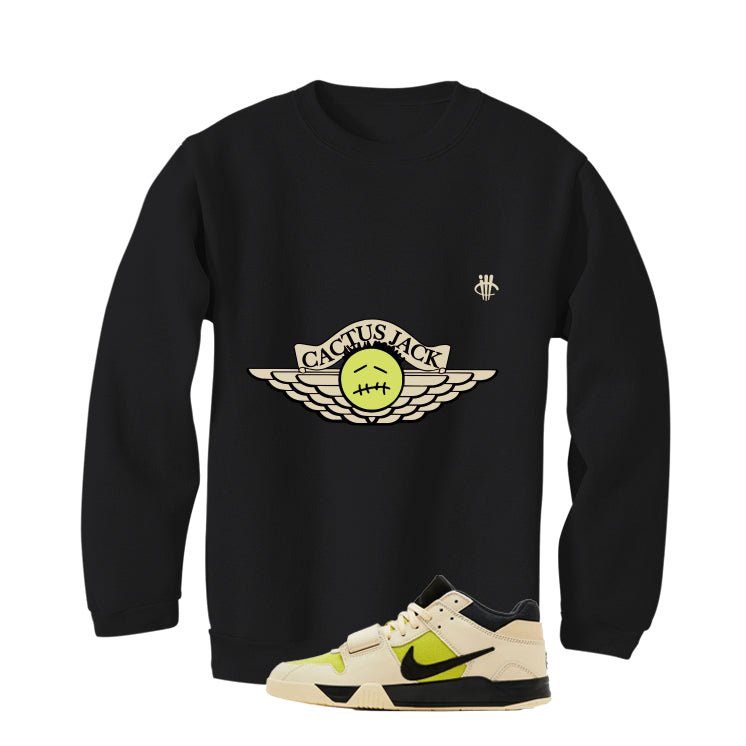 Travis Scott x Jordan Jumpman Jack Bright Cactus Black T-Shirt (Cactus Jack)| illcurrency