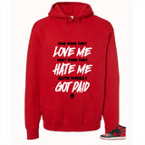 Matching hoodie, same design