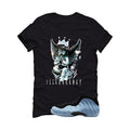 Nike Air Foamposite One Psychic Blue Black T-Shirt (Graffiti Angel)| illcurrency