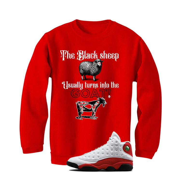 Sweatshirts Red (The Black Sheep Usually Turns into the goat)