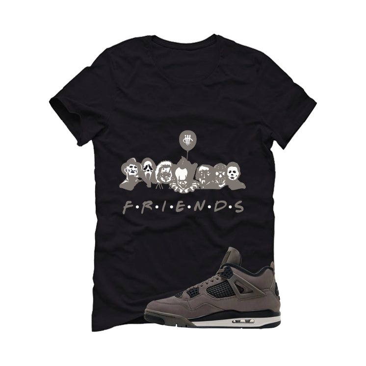 Air Jordan 4 Cave Stone Black T-Shirt (Friends)| illcurrency