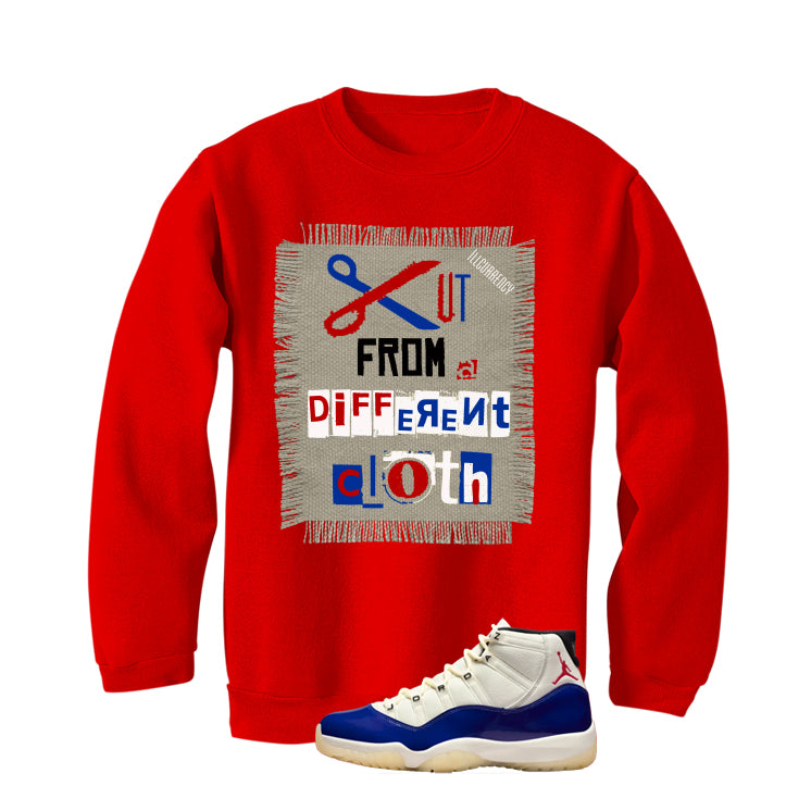 Air Jordan 11 Rare Air Matching T-Shirt, Sweatshirts & Hoodies Red T-Shirt (Cut from a different cloth)| illcurrency