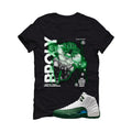 Air Jordan 12 Bucks Matching T-Shirt Broly