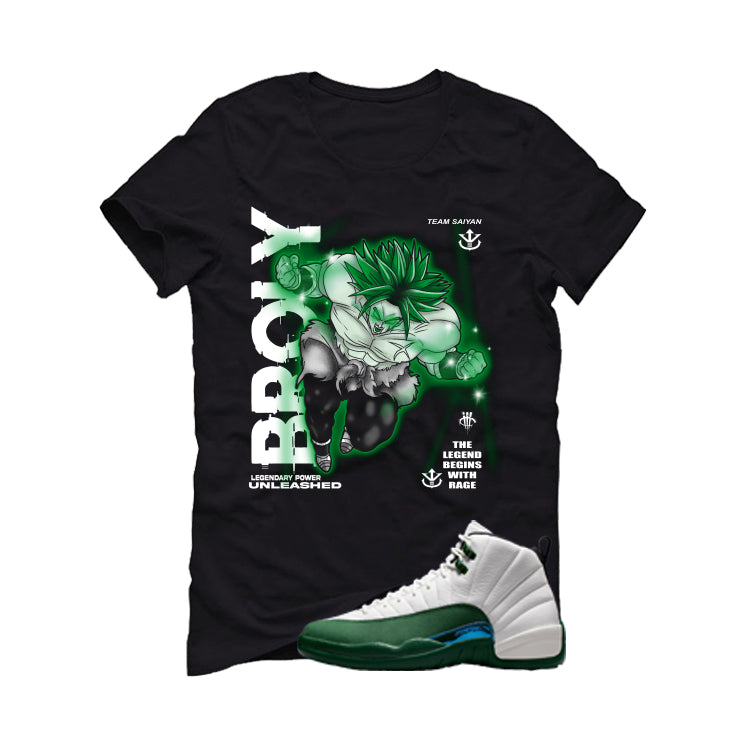 Air Jordan 12 Bucks Matching T-Shirt Broly