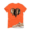 WNBA x Air Jordan 3 Desert Camo Orange T-Shirt (Heart)| illcurrency
