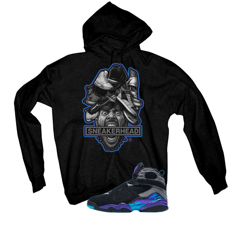 Air Jordan 8 OG Aqua Black T-Shirt (SneakerHead)| illcurrency