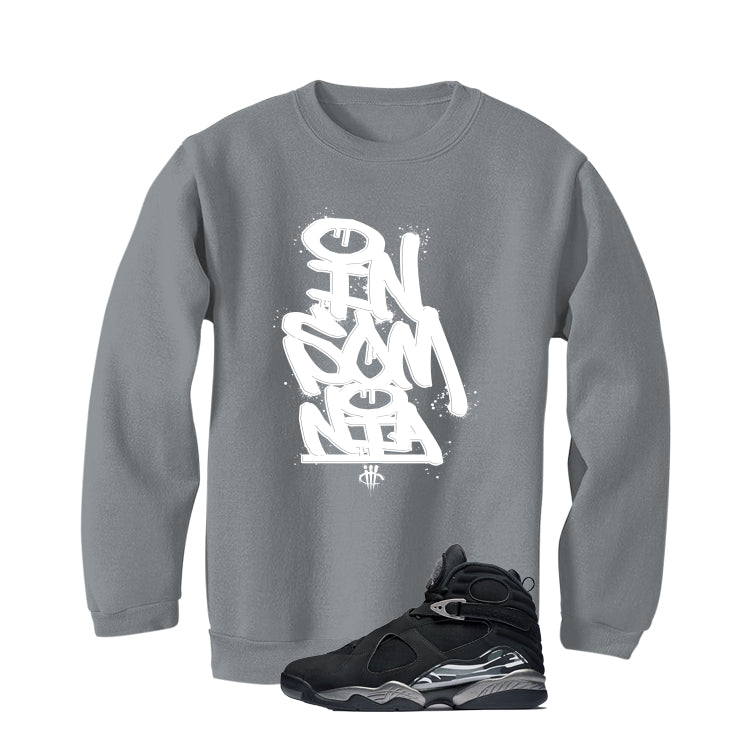 Air Jordan 8 Chrome Matching T-Shirt Grey T-Shirt (Insomnia)| illcurrency
