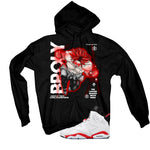 Air Jordan 6 White Infrared Matching T-Shirt Broly