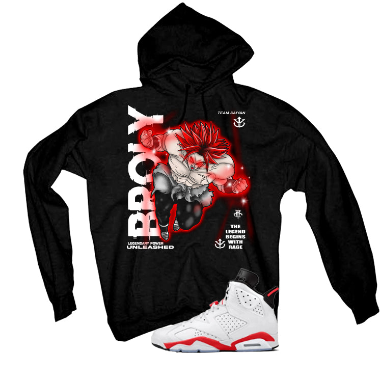 Air Jordan 6 White Infrared Matching T-Shirt Broly